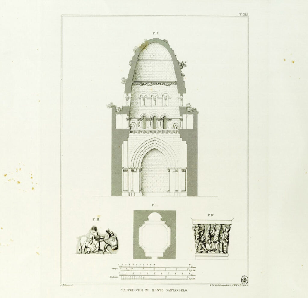 San Giovanni in Tumba - Atlante illustrato di Heinrich Wilhelm Schulz.